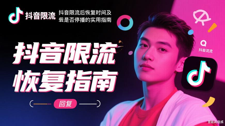抖音限流后恢复时间及是否停播的实用指南