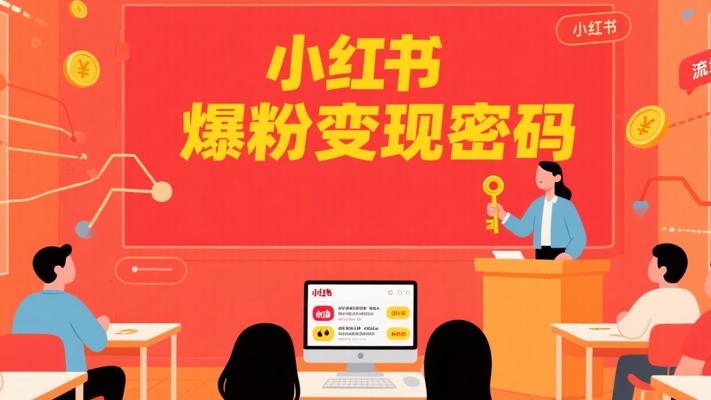 小红书营销爆粉变现课：解锁流量与财富密码