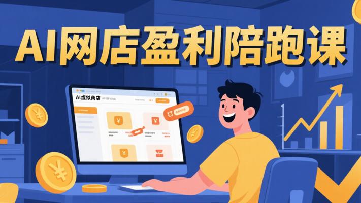 Y138 AI虚拟网店蓝海盈利项目陪跑课：开启电商新篇