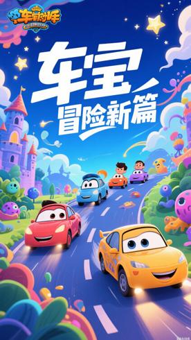 《车宝四兄弟第三季英文版》寓教于乐的冒险新篇