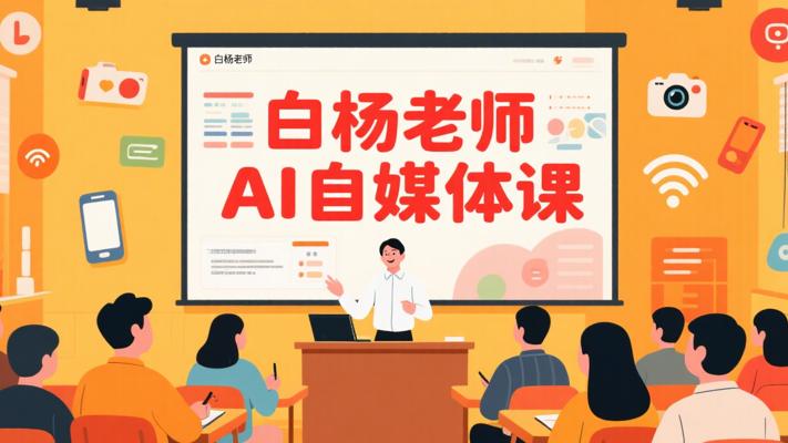 白杨老师AI自媒体实操课程：开启自媒体进阶之路