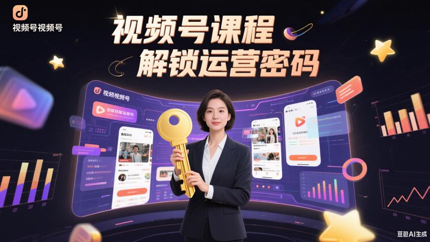 视频号线上课程：解锁新媒体运营的核心密码