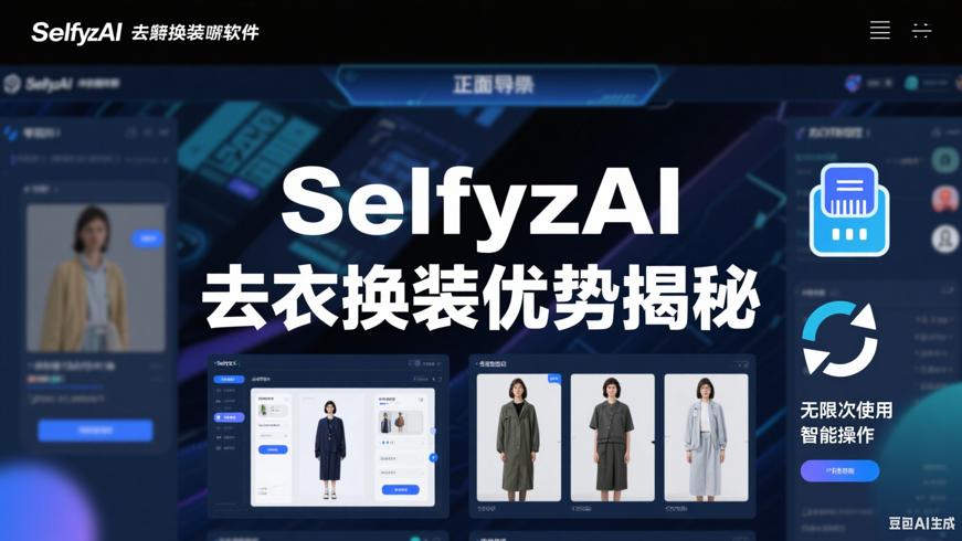 SelfyzAI去衣换装软件 无限次数及智能操作优势详解