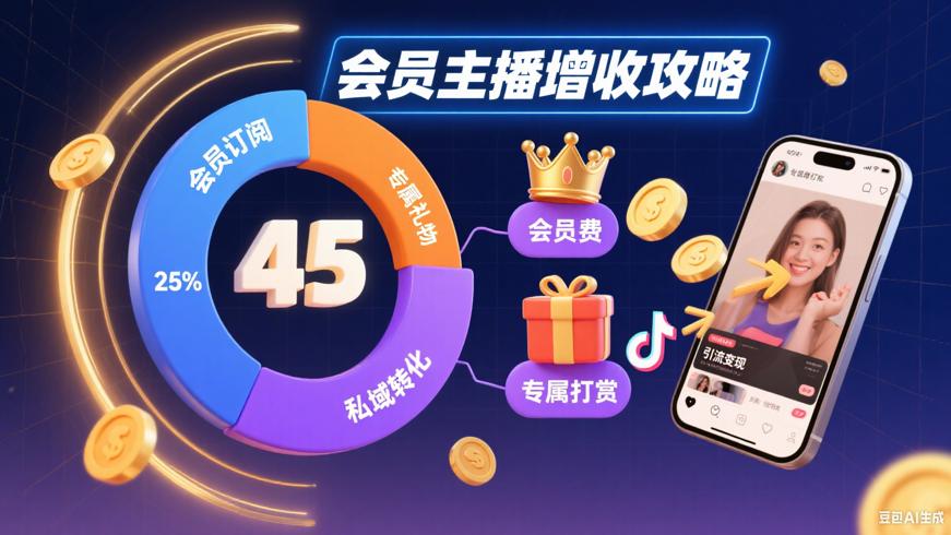 抖音专属会员主播收入及增收之道详解
