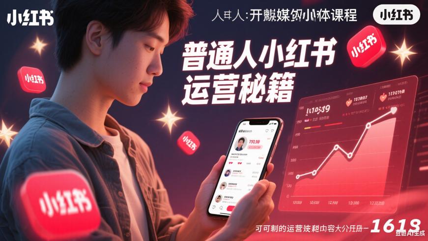 普通人也能玩转小红书：可复制的运营秘籍大公开