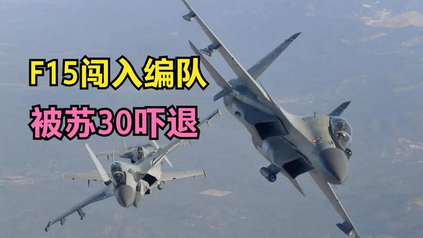 2007年美军F15硬闯我军编队 苏30火控锁定逼退强敌