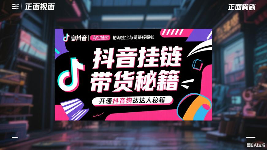 抖音挂淘宝链接赚钱与开通带货达人的秘籍