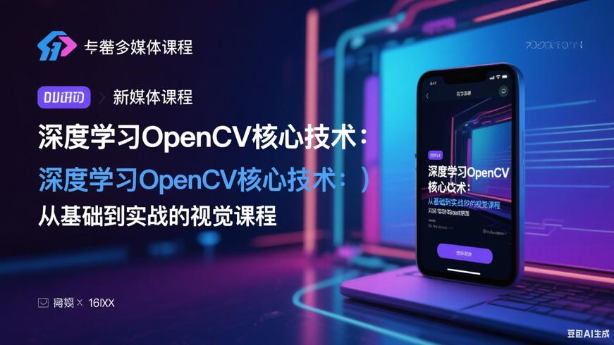 深度学习OpenCV核心技术：从基础到实战的视觉课程