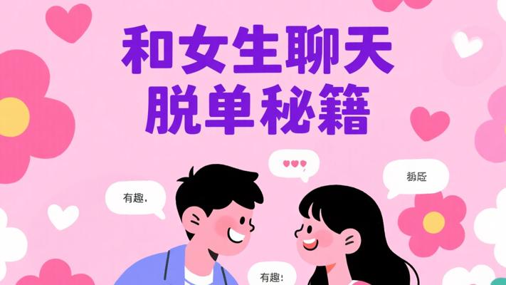 和女生聊天脱单秘籍：掌握技巧轻松抱得美人归