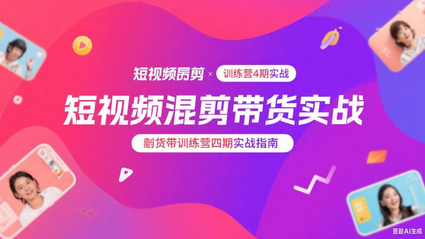 短视频混剪带货训练营第四期实战指南
