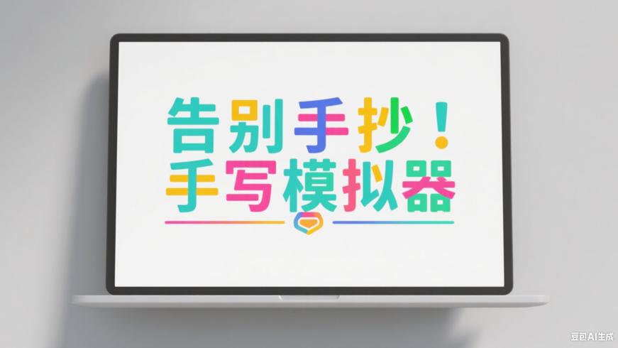 告别手抄！手写模拟器打造超逼真手写体验