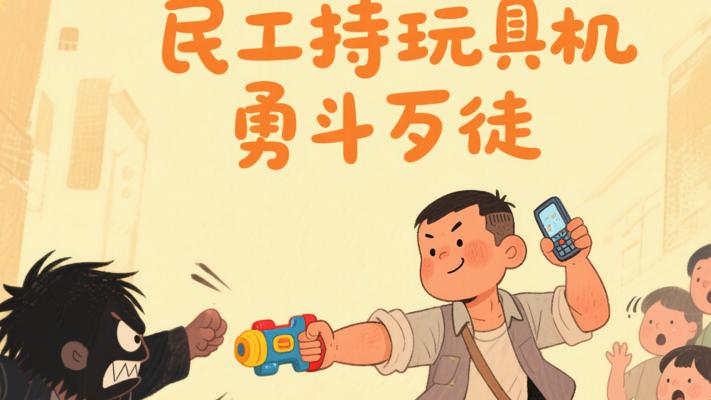 民工用玩具手机勇斗歹徒救人却牺牲的感人故事