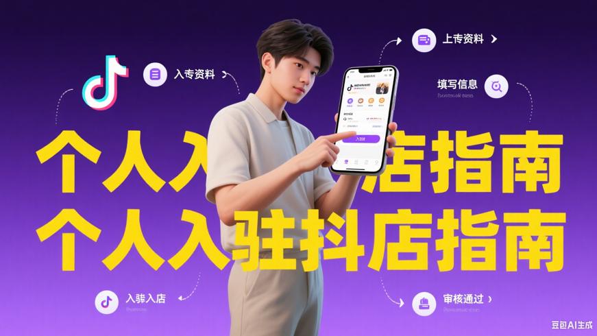 个人如何入驻抖音小店 详细操作指南