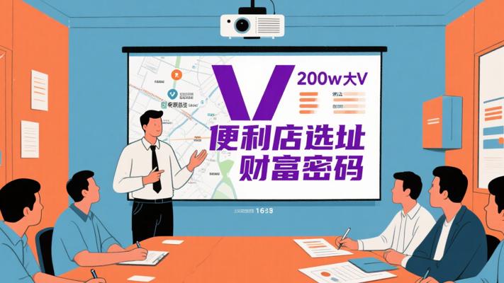 200w大V便利店赚钱选址教程：财富密码指南