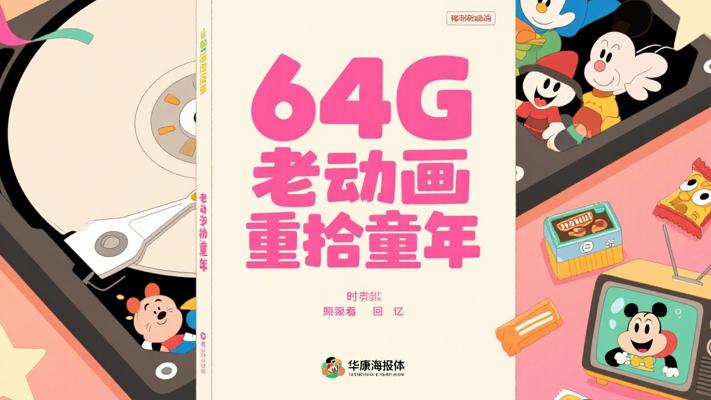 64g国产经典老动画片大集合：重拾童年回忆