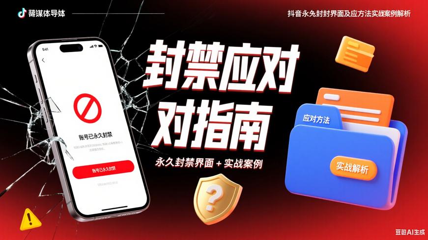 抖音永久封禁界面及应对方法实战案例解析