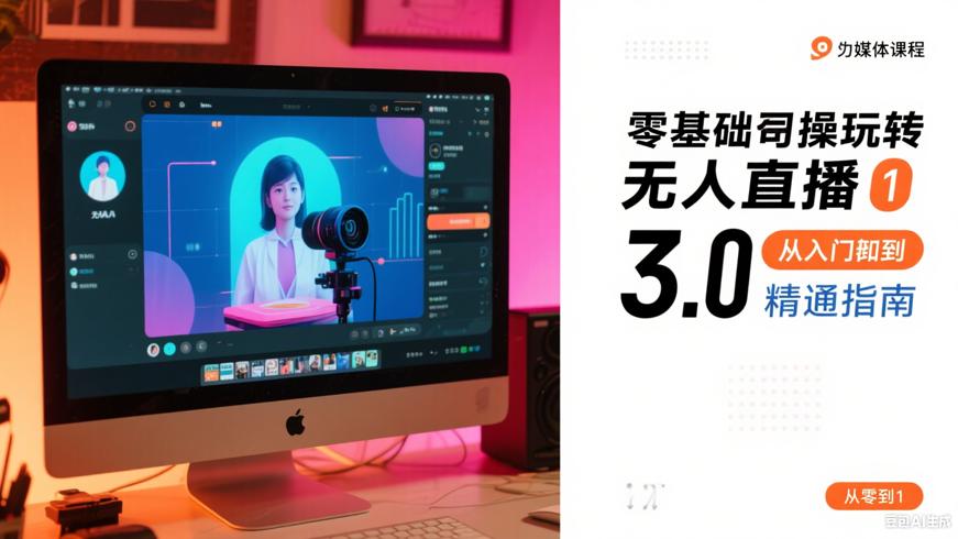 零基础实操玩转无人直播3.0：从入门到精通指南