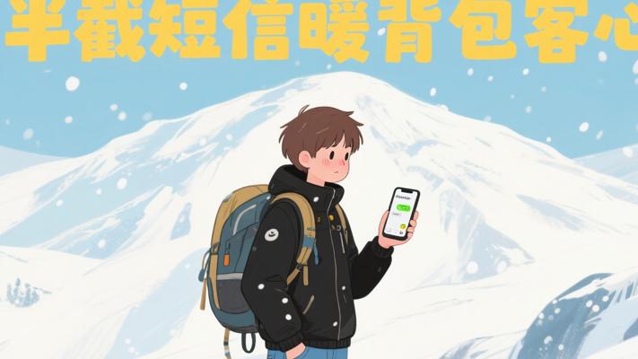 半截地震短信唤醒背包客冰封的心