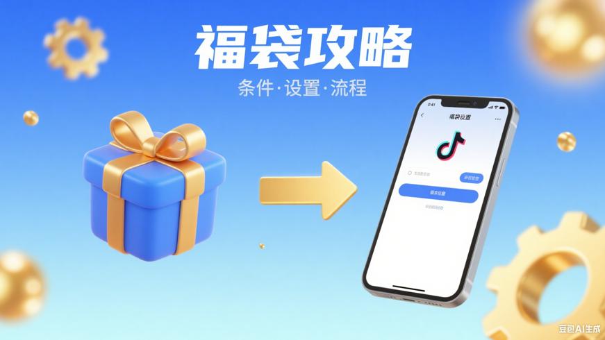 抖音发实物福袋的条件及设置方法详细说明