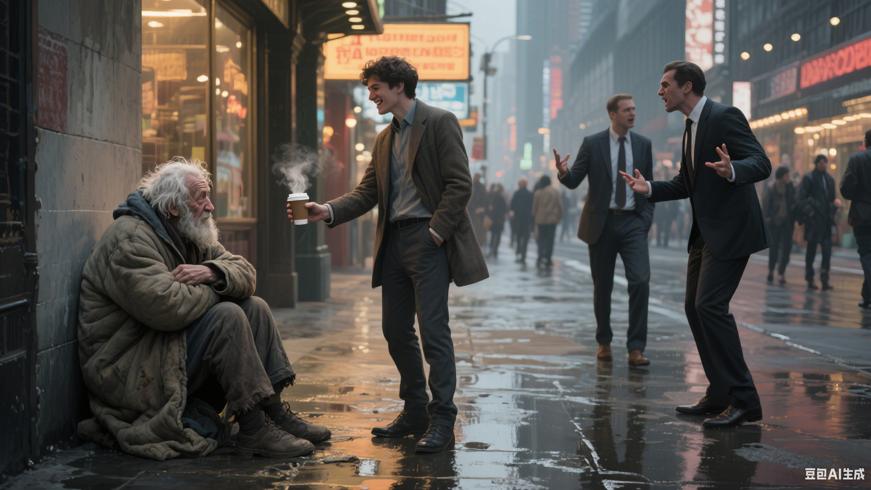 陌生的温暖与身边的刁难并存世间