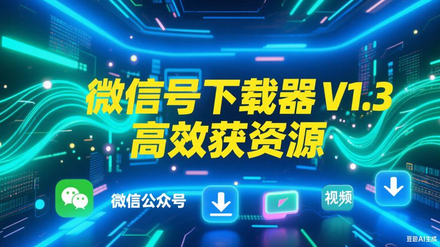 微信公众号音视频下载器V1.3高效获取公众号资源