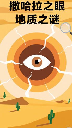 撒哈拉之眼的奇特地质构造与神秘面纱