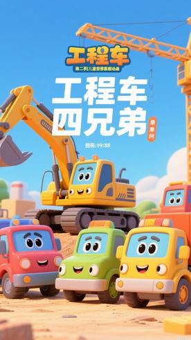 《工程车四兄弟》第一季：儿童启蒙的趣味动画