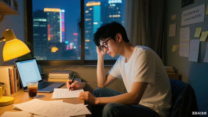 繁华都市中年轻作家的逐梦与逆袭之路