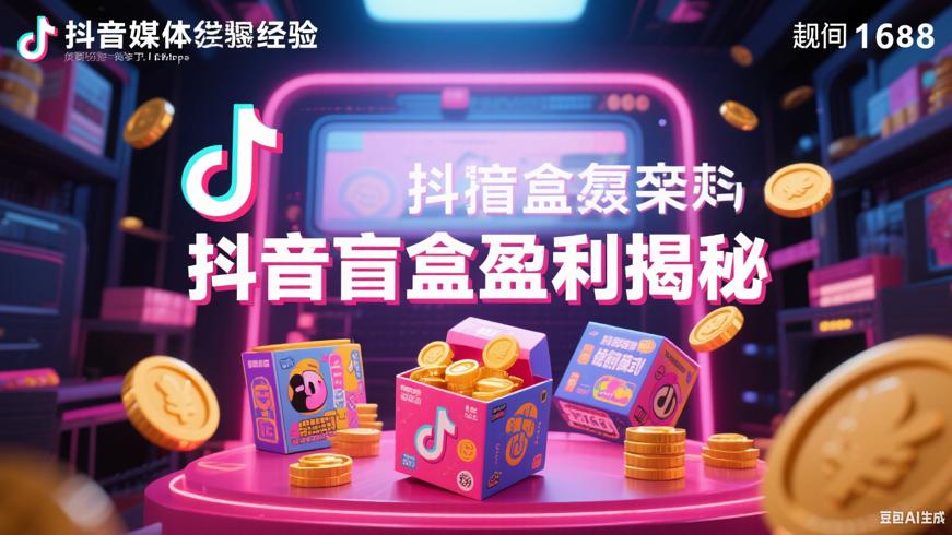 抖音盲盒套路解析及直播间盈利模式揭秘