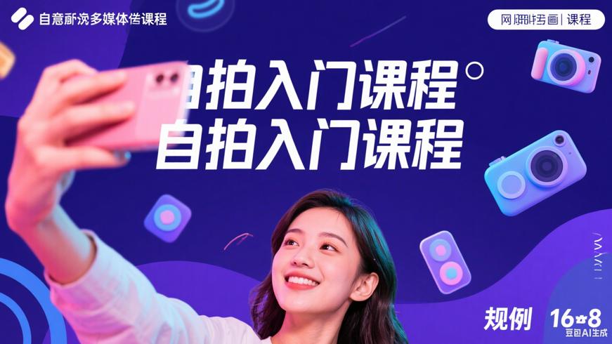 自拍不求人课程：零基础学生的摄影入门之选