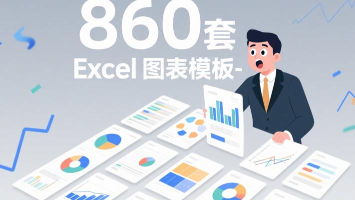860套Excel可视化图表模板：数据展示神器