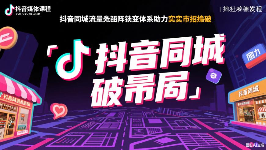 抖音同城流量矩阵裂变体系助力实体破局