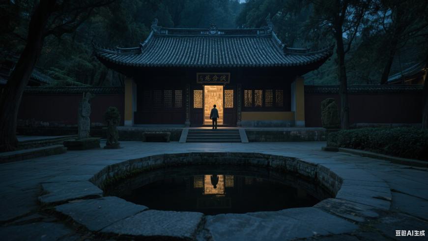 古寺夜谈古井映心孤独旅行者的顿悟之旅