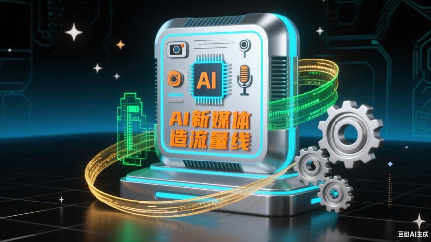 AI融合新媒体，打造高效流量生产线