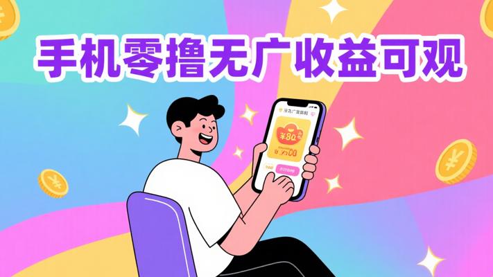 手机零撸赚钱项目 无需看广告单日收益可观