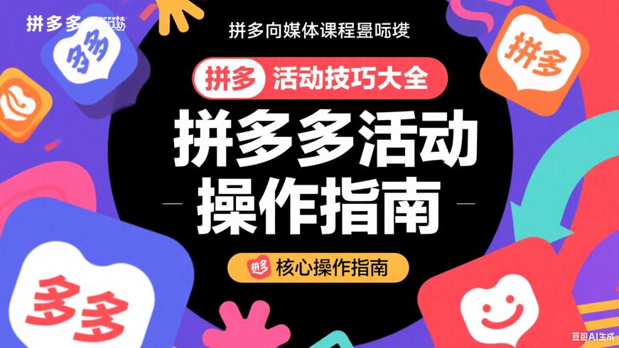 拼多多活动技巧大全与核心操作指南