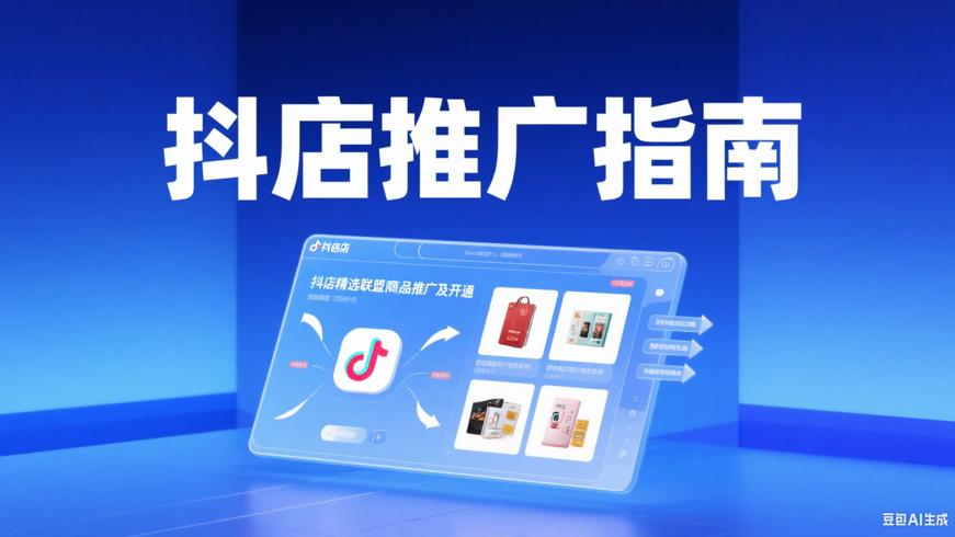 抖店精选联盟商品推广及开通全流程指南