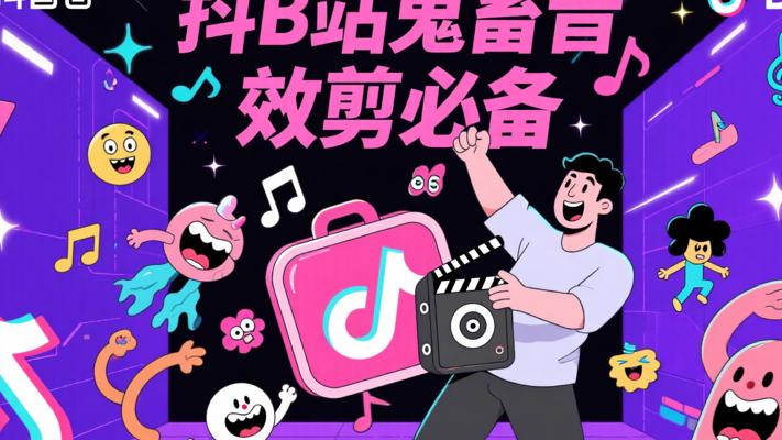 抖音B站热门鬼畜素材音效包：创意剪辑必备