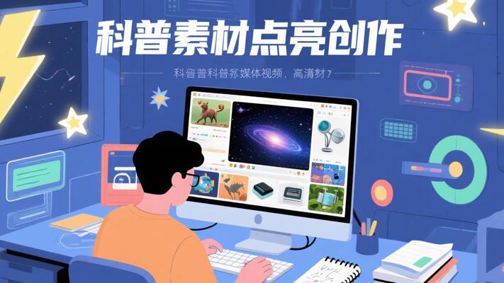 科普自媒体短视频高清素材包：点亮科普创作之光