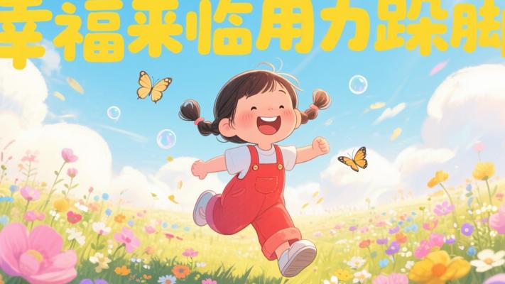 当幸福来临时请用力跺跺脚