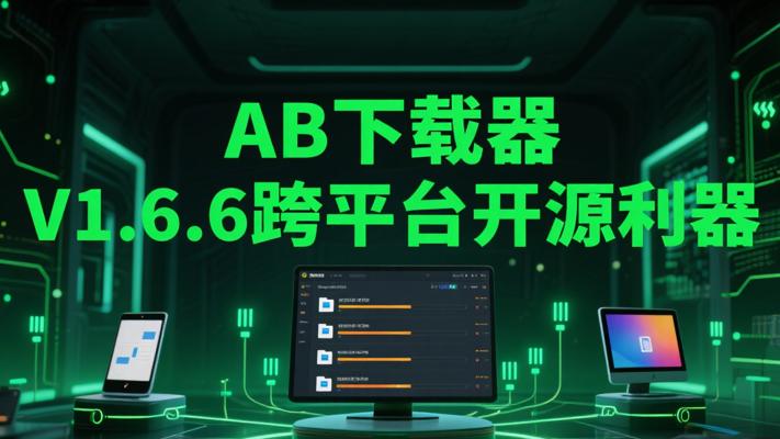 AB Download Manager V1.6.6：开源高效的跨平台下载工具