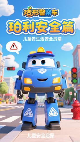 《变形警车珀利生活安全篇》：儿童安全启蒙佳作