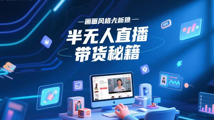半无人直播教程：助力快速掌握带货秘籍