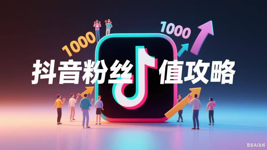 抖音1000粉丝价值几何怎样快速达成粉丝目标