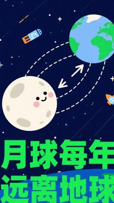 惊人发现！《月球》正以每年3.8厘米悄然远离地球