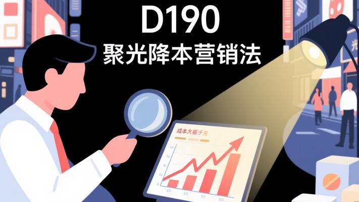 D190聚光投放：成本降10倍的营销秘籍