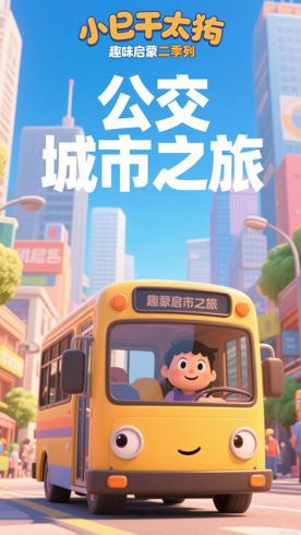 《小公交车太友第二季》：趣味启蒙的城市之旅