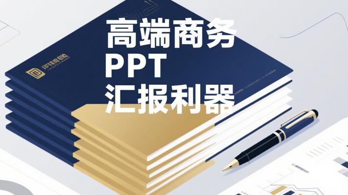 高端商务工作总结汇报PPT模板：职场汇报利器