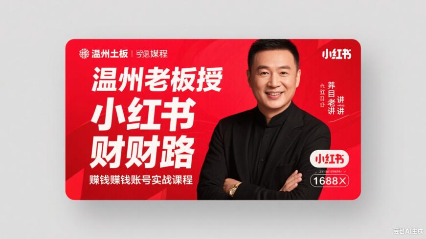 温州土老板亲授小红书赚钱账号实战课程