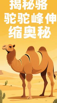 揭秘！骆驼驼峰神奇的“伸缩魔法”与生存智慧
